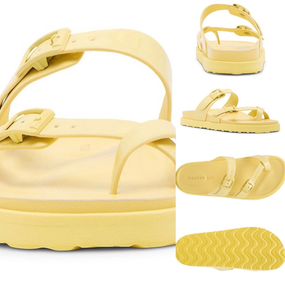 Madden Girl Yellow Sandals